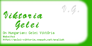 viktoria gelei business card